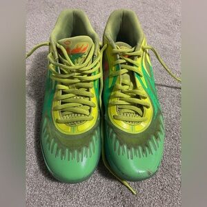 The Puma Lamelo Ball Nickelodeon MB.02 Slime Green Shoes in Men's Size 11.5